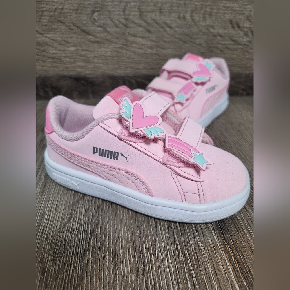 PUMA Pink Smash V2 Unicorn Trainers. Size 6C